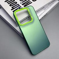 For Xiaomi 15T Pro Case For MI 15T Mi17 17 Pro Max Mi17Pro Mi17ProMax Mobile Phone Cases Metallic Aurora Skin Matte Back Cover For Xiaomi 17Pro žalia