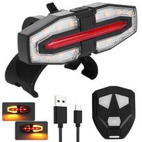 Usb Rechargeable Led Turn Signal Tail Light For Xiaomi M365 Pro 2 Mi 4 Electric Scooter Waterproof Rear Warning Lamp balta