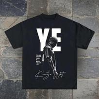 Kanye West Retro Shirt, Vintage 90s Bootleg Graphic Style T-Shirt M