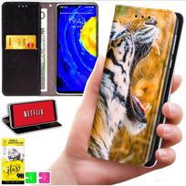 Etui Typu Portfel Do Motorola Edge 70 - Pokrowiec Bluemoon Nadruk + Szkło 9H