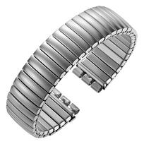 Elastic Metal Watch Band 17mm 20mm for Swatch Watch Strap Stretch Expansion Stainless Watch Strap Men Women Bracelet Accessories 20mm