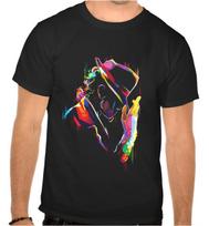 26 Michael Jackson Pop Rock Music Black T-Shirt -1039- Unisex T-Shirt S įvairiaspalvis