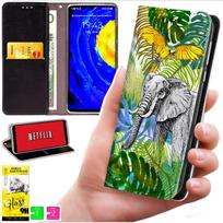 Etui Typu Portfel Do Xiaomi Redmi 15C 5G 173Mm / Poco C85 - Pokrowiec Bluemoon Nadruk + Szkło 9H