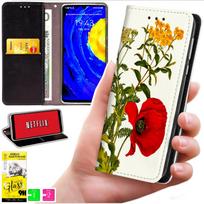 Etui Typu Portfel Do Xiaomi Redmi 15C 5G 173Mm / Poco C85 - Pokrowiec Bluemoon Nadruk + Szkło 9H