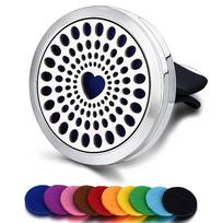Steel Essential Oil Diffuser Car Air Freshener Car Perfume Diffuser Perfume Locket Perfume Clip 04