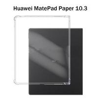 Planšetinio kompiuterio dėklas Huawei matepad paper 10.3 2022 Silikoninis minkštas apvalkalas TPU Oro pagalvės dangtelis Skaidrus apsauginis krepšys Funda HMW-W09 Matepad Paper 10.3 gryna