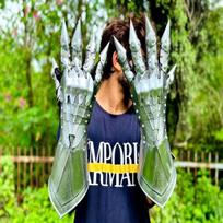Nazgul Graviravimo Pirštinės Rinkinys Viduramžių Riterio Pirštinės-Šarvai Porą Helovino Kostiumas Vaidmenų Žaidimas Cosplay Dovana white