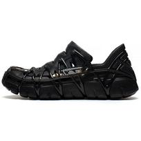 Li-Ning Reflective Shock Absorbing Rebound Trendy Sports Sandals Unisex Sandals Black AZSS011-2 37