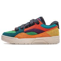 Li Ning Rsr 101 Hot Wave Trendy Comfortable Versatile Couple Style Non-Slip Lightweight Low-Top Skate Shoes Unisex Sneakers Red Green Orange ABCT041-3 37