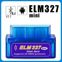 Mini Eml327 V2.1 OBD 2 „Bluetooth“ automobilių diagnostikos įrankiai, skirti „Android“ skaitytuvo kodo palaikymui „Smart Scan Tool“ ODB2 skaitytuvo įrankis „Mini E“ mėlyna