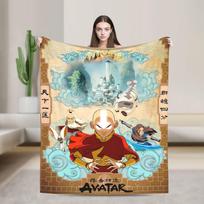 Super Warm Blanket Travel Avatars The Last Airbender Bedding Throws  Flannel Bedspread For Bedroom Comfortable Sofa Bed Cover 30x40in