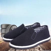 Men's Handmade Tire Sole Cloth Driving Shoes 45