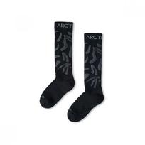 Arc Teryx Merino Wool Grotto Ski Socks Aeofux7369 Black Graphite 1XL