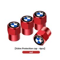 For BMW 4Pcs Car Wheel Tire Valve Caps Metal Stem Cover Auto Accessories M3 M5 X3 E93 F10 F20 F30 F40 F15 F25 F26 F31 F49 F86