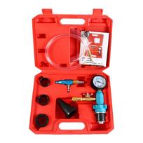 Complete Vacuum Type Antifreeze Replacement Kit with Universal Adapters For Car Cooling Systems Including Pump And Acces 1 red