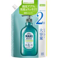 MARO DX Medicated Deodorant Scalp Shampoo for Double Large Capacity Men, Quasi-drug, Refill, 800ml, Size,