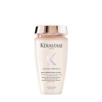 Kerastase Gloss Absolu For glossy Leaves hair and deeply moisturized from Contains glycolic Elegant floral woody 250mL Shampoo dewy, hair. shiny,