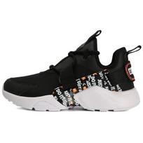 (WMNS) Nike Air Huarache City Low 'Just Do It Black' Women's AO3140-001 EU 36.5