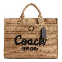Coach Cargo 34 Nuimamas peties dirželis Logotipas Rankinė-tote Moteriškos rankinės-tote Žalvaris Natūrali CAM71-B4NA Basic Set (Bag+Dust Bag)