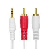 Kubic MYINS 3.5mm Male to Dual RCA Male Audio Y-Cable