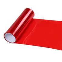 Self-Adhesive Car Headlight Tint Film Car Headlight Protection Film  Decoration for Car Body raudona
