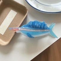Acrylic Silver Arowana Shark Clip Korean Style Acetic Acid Hair Claw Guppy Hair Claw  Girls Style 7