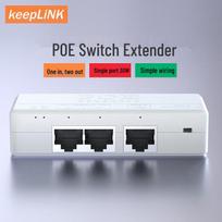 keepLINK KP-9000-103SM 3-Port 100Mbps Network Repeater Splitter