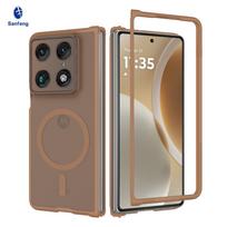 For Motorola Razr Fold Case Simple Matte TPU Built-in Magnetic Wireless Charging Protective Phone Cover For Moto Razr Fold Shell Motorola Razr Fold auksas