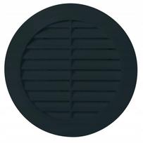 Round Ventilation Grille T30Cz 100 Mm, Black