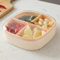 Kitchen Onion Garlic Ginger Preservation Box Refrigerator Freezing Separator No Odor Cooking Storage Box Sealed Drainage Storage smėlis
