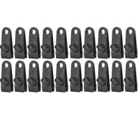 20Pcs Portable Windproof Awning Tarp PP Tarp Clamps Durable Tarp Clips  Awnings juoda
