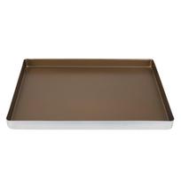 Non Stick Baking Sheet Gold Finish Swiss Roll Pan Bakeware Tool Rectangular Bakeware  Home Baking auksas