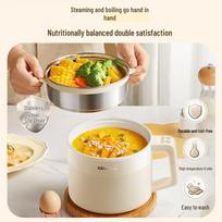 Bear Multi-Purpose Electric Cooking Pot with Steamer CN plug (adapter included)
