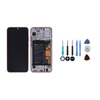 Écran LCD & vitre tactile assemblés - HONOR - 20 Lite - Rouge - Avec châssis - Avec batterie