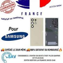 Cache batterie et vitre arrière - SAMSUNG - Galaxy S24 Ultra (S928B) - Titane - Jaune