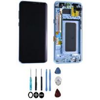 Ecran LCD & vitre tactile - SAMSUNG - Galaxy S8+ G955F - Original - Bleu - Assemblé sur châssis mėlyna