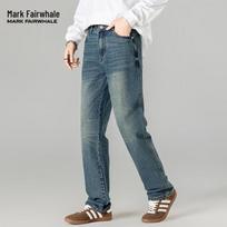 MARK FAIRWHALE Men's Summer Straight-Leg Casual Pants 38