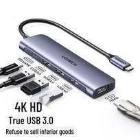 UGREEN Type-C to HDMI + 3-Port USB Hub with PD