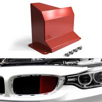BEVINSEE Air Intake Scoops for BMW F20 F30 F32 120i 320i 328i 330i 335i 340i 420i 428i 430i 435i 440i N20 N55 B48 B58 Red-Driver Side