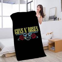Roko muzikos grupė G-Guns N Roses Mikropluošto pledas Greitai džiūstantys paplūdimio rankšluosčiai Didelio dydžio spausdinimas Sugeriantis baseino rankšluosčio pledas Cotton 30x30cm