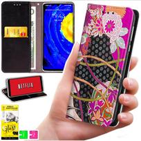 Etui Typu Portfel Do Xiaomi Redmi 15C 5G 173Mm / Poco C85 - Pokrowiec Bluemoon Nadruk + Szkło 9H
