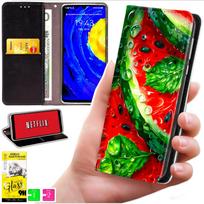 Etui Typu Portfel Do Xiaomi Redmi 15C 5G 173Mm / Poco C85 - Pokrowiec Bluemoon Nadruk + Szkło 9H