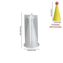 New Silicone Christmas Cone Candle Mold Epoxy Resin Crystal Candle Making Kit DIY Craft Handmade Cake Resin Mold Xmas Decor