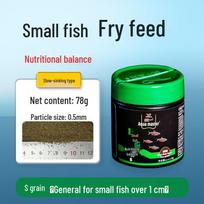 Unified Small Granules Fish Food for Betta, Tropical, and Mini Parrot Fish