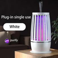 Nauja žibinto uodų naikinimo lempa UV vabzdžių gaudyklės lempa USB įkraunama nešiojama LED lauko fotokatalizės elektros smūgio uodų žudikė EU White plug