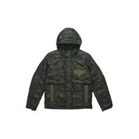 Puma Streetstyle 480 kamufliažinė stora striukė su gobtuvu Vyriškos striukės tamsiai žalia 581639-70 XL gray