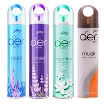 Godrej aer Home Assorted Air Freshener Spray - 300 Ml ( Pack Of 4 )