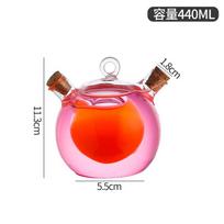 Mandarin Duck Cocktail Glass Originality Sharing Cup Double Tube Glass Personality Bar Party Utensils Hanging Water Drink Cups 350-500ml
