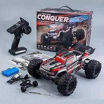 1:1:16 mastelio didelis RC automobilis 50 km/h didelis greitis 4WD Vaikams berniukams Nuotolinio valdymo automobilis 2.4G Visureigis Monster Truck RC žaislas raudona