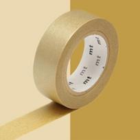 Masking tape unicolore - Doré - 1,5 cm x 7 m auksas